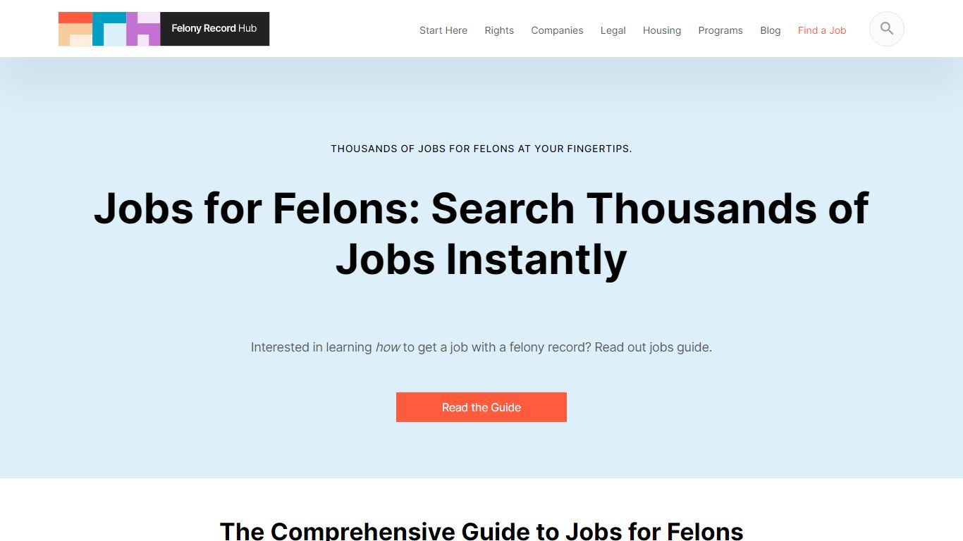 Best Jobs For Felons: 1,100+ Companies That Hire Felons - Felony Record Hub